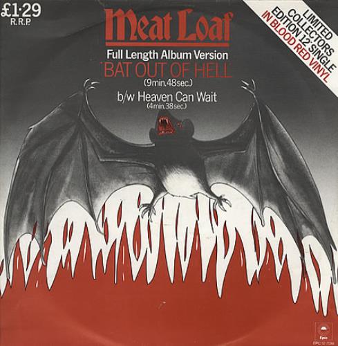 Meat Loaf Bat Out Of Hell - Red Vinyl 12" vinyl single (12 inch record / Maxi-single) UK MEA12BA00960
