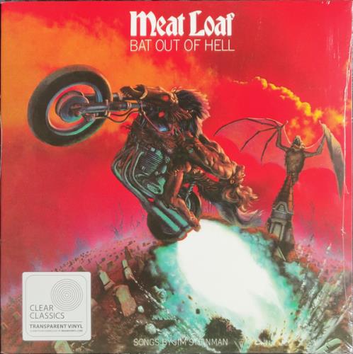 Meat Loaf Bat Out Of Hell - Transparent Vinyl - Sealed vinyl LP album (LP record) UK MEALPBA764598