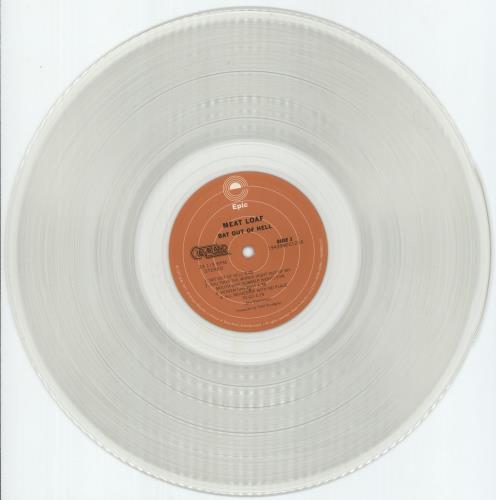 Meat Loaf Bat Out Of Hell - Transparent Vinyl vinyl LP album (LP record) UK MEALPBA881122