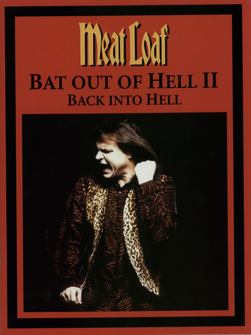 Meat Loaf Bat Out Of Hell II - Back Into Hell tour programme UK MEATRBA275370