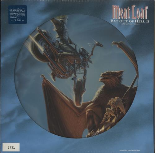 Meat Loaf Bat Out Of Hell II - Back Into Hell picture disc LP (vinyl picture disc album) UK MEAPDBA751125