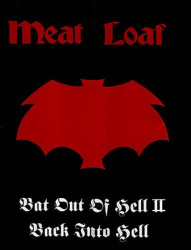 Meat Loaf Bat Out Of Hell II media press pack UK MEAPPBA369694