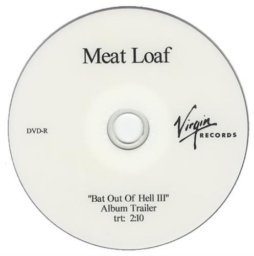 Meat Loaf Bat Out Of Hell III Album Trailer promo DVD-R US MEADRBA383460