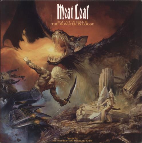 Meat Loaf Bat Out Of Hell III:  The Monster Is Loose - Red Vinyl 2-LP vinyl record set (Double LP Album) US MEA2LBA384593
