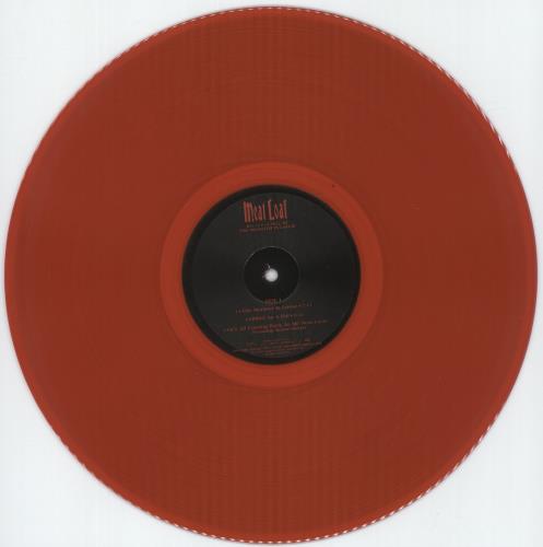 Meat Loaf Bat Out Of Hell III:  The Monster Is Loose - Red Vinyl 2-LP vinyl record set (Double LP Album) US MEA2LBA384593