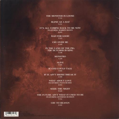 Meat Loaf Bat Out Of Hell III:  The Monster Is Loose - Red Vinyl 2-LP vinyl record set (Double LP Album) US MEA2LBA384593