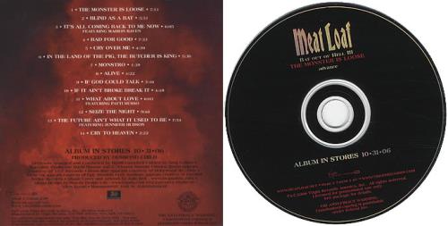 Meat Loaf Bat Out Of Hell III: The Monster Is Loose CD album (CDLP) US MEACDBA379664