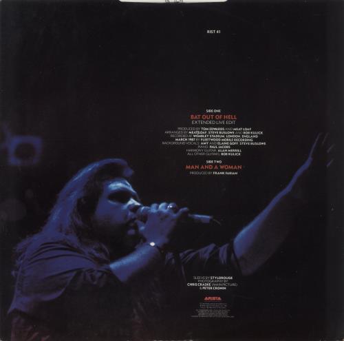 Meat Loaf Bat Out Of Hell Live 12" vinyl single (12 inch record / Maxi-single) UK MEA12BA41654