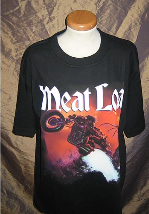 Meat Loaf Bat Out Of Hell T-Shirt - Large t-shirt Australian MEATSBA341749