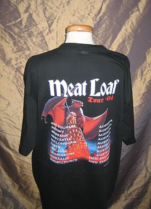 Meat Loaf Bat Out Of Hell T-Shirt - Large t-shirt Australian MEATSBA341749