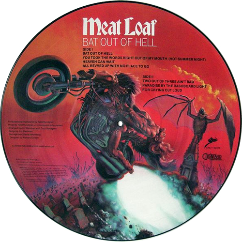 Meat Loaf Bat Out Of Hell picture disc LP (vinyl picture disc album) UK MEAPDBA401669