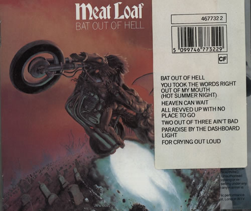 Meat Loaf Bat Out Of Hell CD album (CDLP) Austrian MEACDBA569186