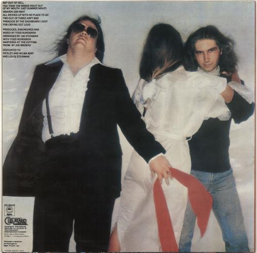 Meat Loaf Bat Out Of Hell vinyl LP album (LP record) Portuguese MEALPBA690987