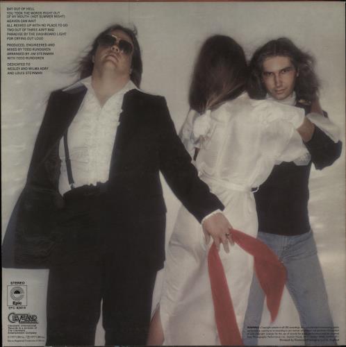 Meat Loaf Bat Out Of Hell vinyl LP album (LP record) UK MEALPBA787818