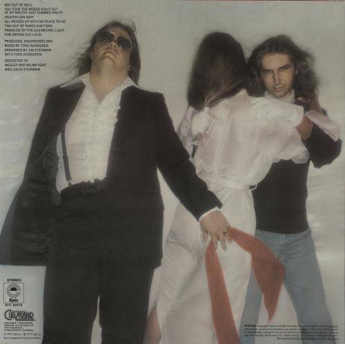 Meat Loaf Bat Out Of Hell vinyl LP album (LP record) UK MEALPBA834930