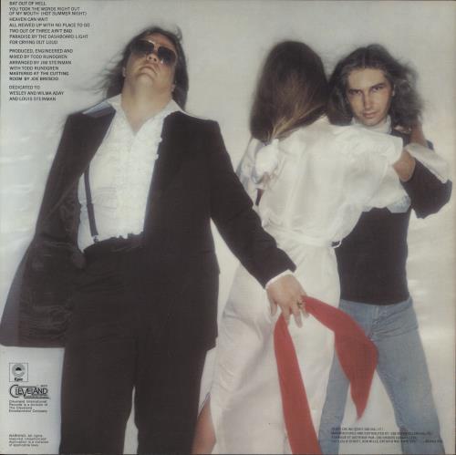 Meat Loaf Bat Out Of Hell vinyl LP album (LP record) Canadian MEALPBA892082