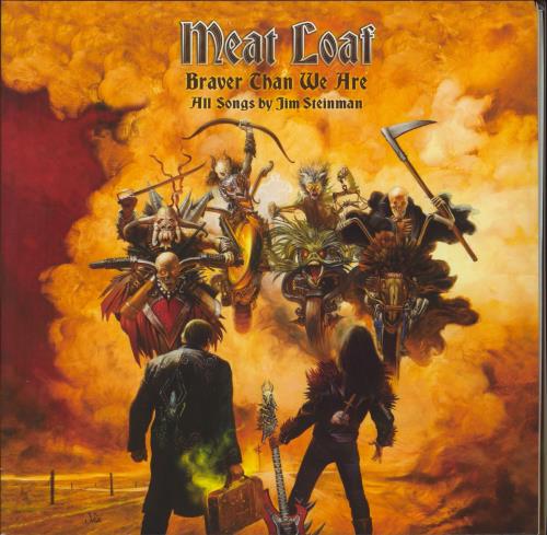 Meat Loaf Braver Than We Are 2-LP vinyl record set (Double LP Album) UK MEA2LBR831389
