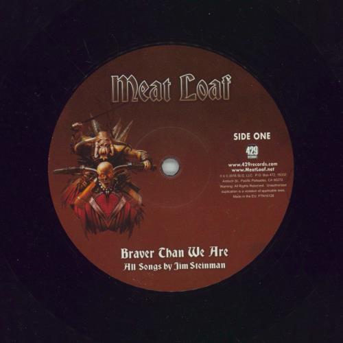Meat Loaf Braver Than We Are 2-LP vinyl record set (Double LP Album) UK MEA2LBR831389