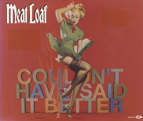Meat Loaf Couldn't Have Said It Better CD single (CD5 / 5") UK MEAC5CO365240