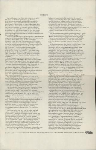 Meat Loaf Dead Ringer media press pack US MEAPPDE885290