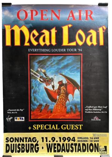 Meat Loaf Everything Louder Tour poster German MEAPOEV886750