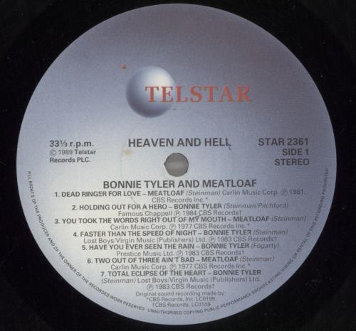 Meat Loaf Heaven And Hell vinyl LP album (LP record) UK MEALPHE27607