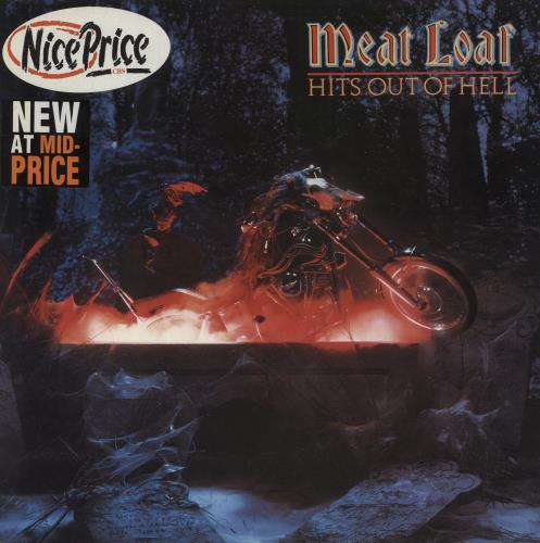Meat Loaf Hits Out Of Hell - Stickered Sleeve vinyl LP album (LP record) UK MEALPHI868075