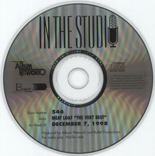Meat Loaf In The Studio - The Very Best Of CD album (CDLP) US MEACDIN131856