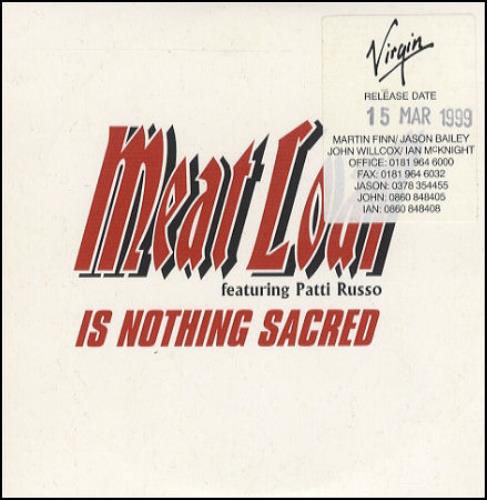 Meat Loaf Is Nothing Sacred CD single (CD5 / 5") UK MEAC5IS132613
