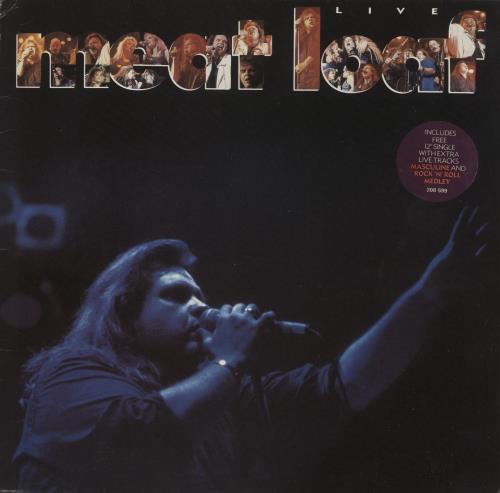 Meat Loaf Live + Bonus 12" - Stickered sleeve 2-LP vinyl record set (Double LP Album) UK MEA2LLI294219