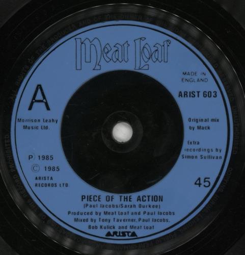 Meat Loaf Piece Of The Action 7" vinyl single (7 inch record / 45) UK MEA07PI207185