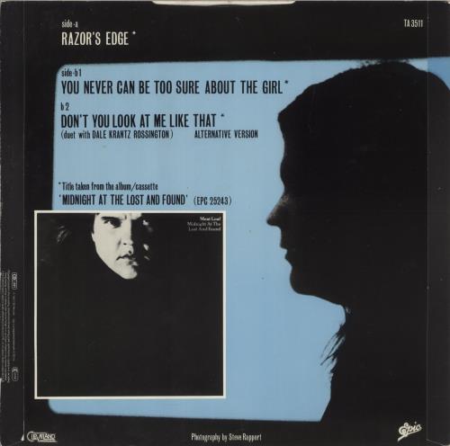 Meat Loaf Razors Edge 12" vinyl single (12 inch record / Maxi-single) UK MEA12RA160168