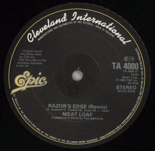 Meat Loaf Razor's Edge 12" vinyl single (12 inch record / Maxi-single) UK MEA12RA21870