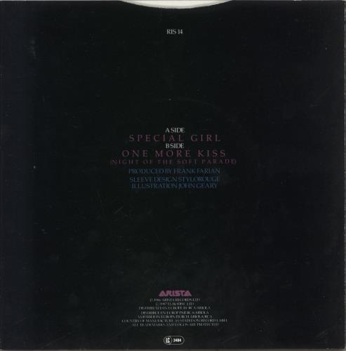 Meat Loaf Special Girl 7" vinyl single (7 inch record / 45) UK MEA07SP879529