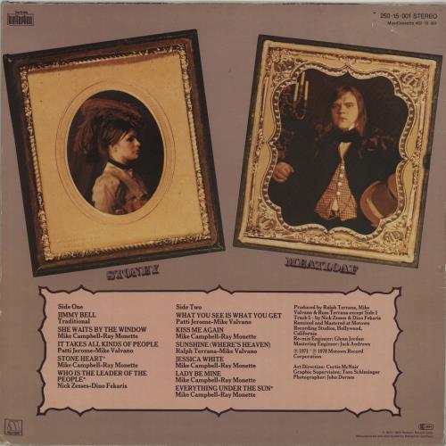 Meat Loaf Stoney And Meatloaf vinyl LP album (LP record) German MEALPST675233