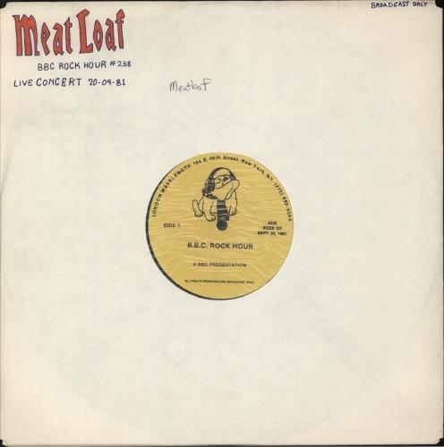 Meat Loaf The Best Of The BBC Rock Hour vinyl LP album (LP record) US MEALPTH880413