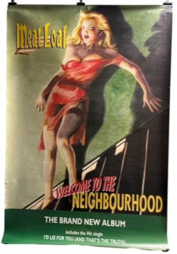 Meat Loaf Welcome To The Neighborhood poster UK MEAPOWE886725