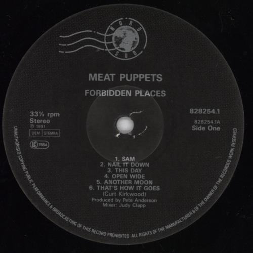 Meat Puppets Forbidden Places vinyl LP album (LP record) UK MPULPFO548408