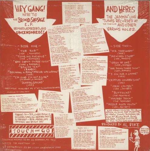 Meatmen We're The Meatmen And You Suck - Red Sleeve vinyl LP album (LP record) US 8IBLPWE859945