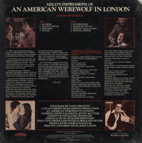 Meco Impressions Of An American Werewolf In London vinyl LP album (LP record) US M/OLPIM866440