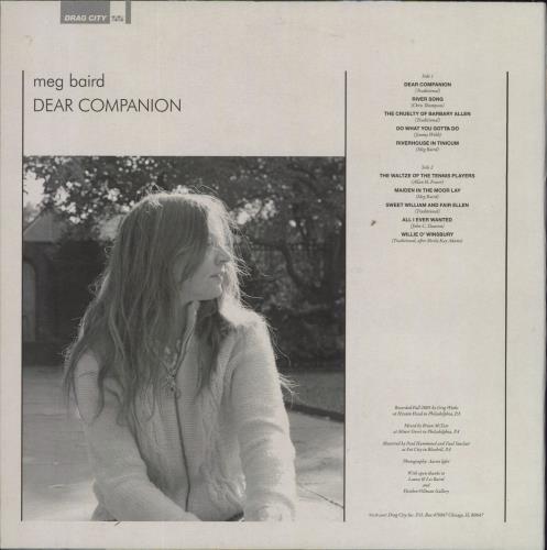 Meg Baird Dear Companion vinyl LP album (LP record) US 6FJLPDE831082