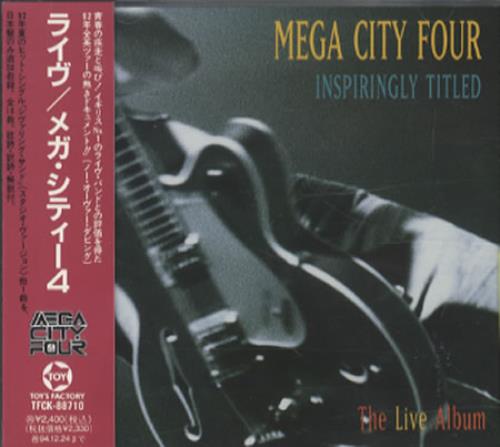 Mega City Four Inspiringly Titled - The Live Album CD album (CDLP) Japanese MCFCDIN346451