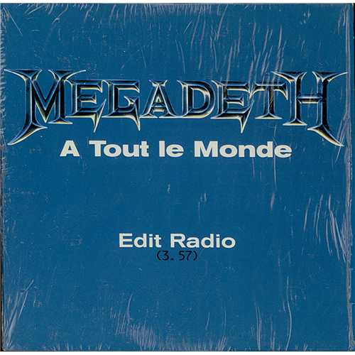 Megadeth A Tout Le Monde CD single (CD5 / 5") French MEGC5AT56522