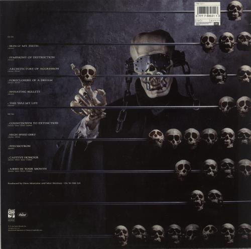 Megadeth Countdown To Extinction vinyl LP album (LP record) UK MEGLPCO217164