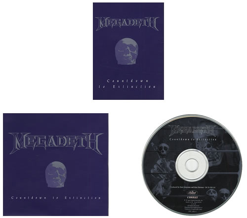 Megadeth Countdown To Extinction box set UK MEGBXCO406293
