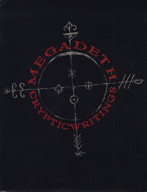 Megadeth Cryptic Writtings media press pack US MEGPPCR93895
