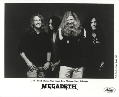 Megadeth Cryptic Writtings media press pack US MEGPPCR93895