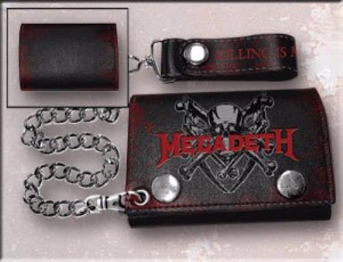 Megadeth Embossed Leather Wallet memorabilia UK MEGMMEM374731