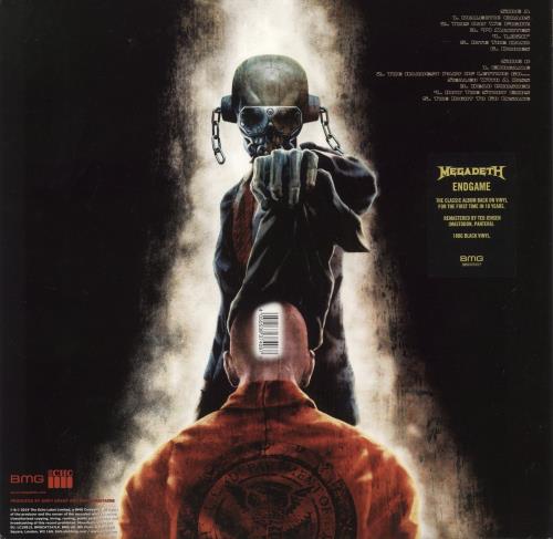 Megadeth Endgame - 180 Gram Vinyl vinyl LP album (LP record) UK MEGLPEN873285