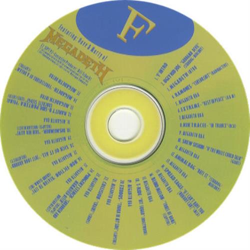 Megadeth F CD album (CDLP) US MEGCDF162621